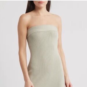 Free People Ravena Strapless Maxi Sweater Dress